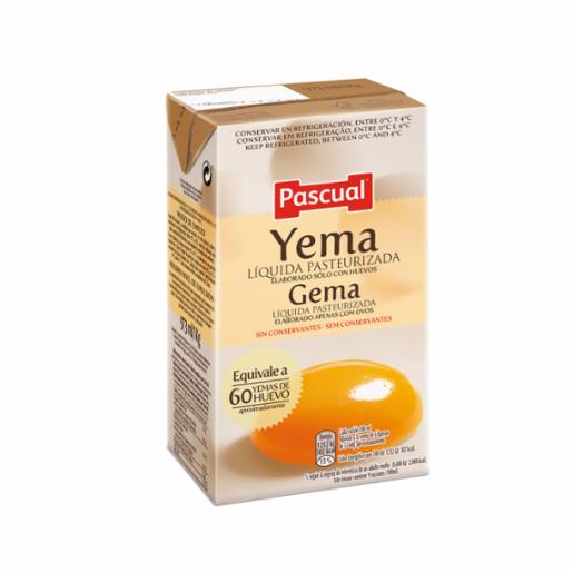 Caja de 6 Briks de Yema Líquida Pasteurizada Pascual 1 kg