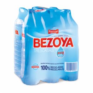 Caja de 12 Botellas Pet de Agua Mineral Bezoya  1,5 l