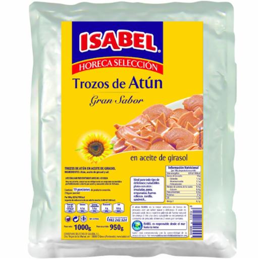 Trozos de Atún en Aceite Vegetal Isabel 1 kg
