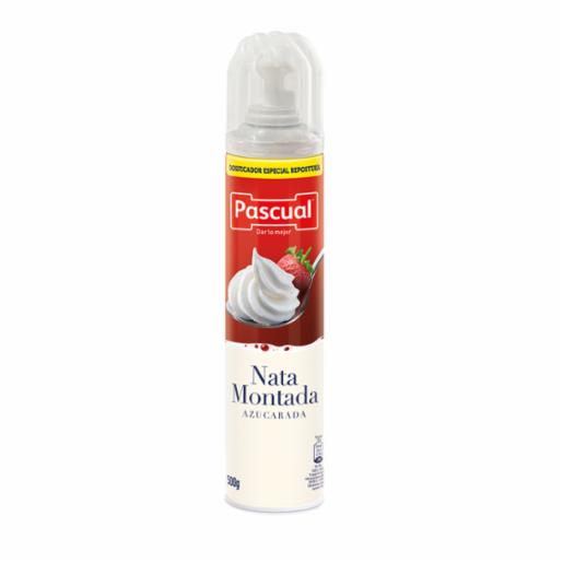 Bote de Nata Spray Pascual azucarada 500 g