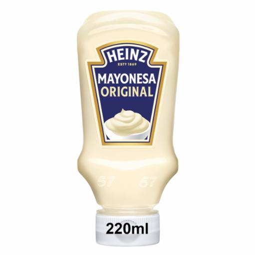 Caja de 10 Top Down Mayonesa Heinz 220 ml