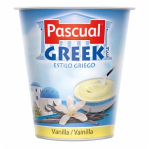 Pack de 4 Vasitos Yogur Pascual Griego sabor Vainilla 125 g