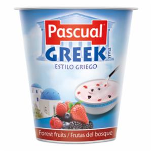 Bandeja de 6 Packs de 4 Vasitos Yogur Griego Pascual Frutas del Bosque 125 g