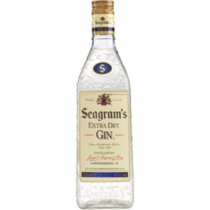 Botella de Ginebra Seagrams 70 cl