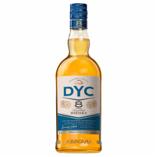 Caja de 6 Botellas Whisky DYC 8 años 70 cl
