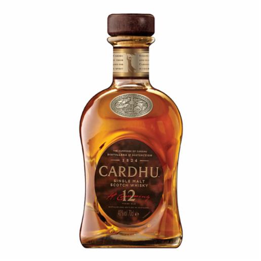 Botellas Whisky Cardhu 70 cl