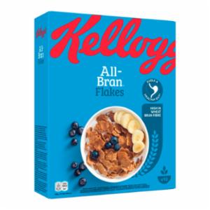Estuche de Cereales Kellogg's All-Bran Flakes 375 g