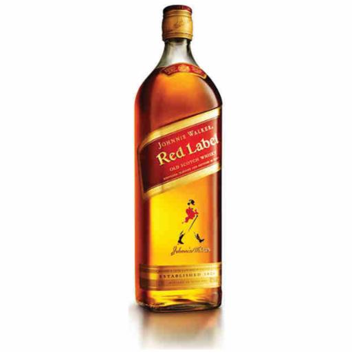  Pack de 2 Botellas de Whisky Jhonny Wlaker Red 1 l