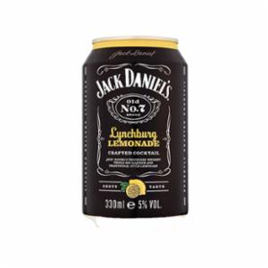 Pack de 12 Latas de Whisky Jack Daniel's Lynchburg Lemonade 33 cl 