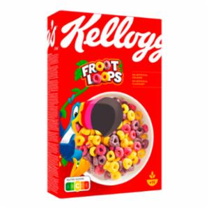 Caja de 6 estuches de cereales Kellogg's Froot Loops 375 g