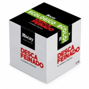 Caja de 6 Bolsas Café Mocay Grano Descafeinado Maestro Ecológico 1Kg