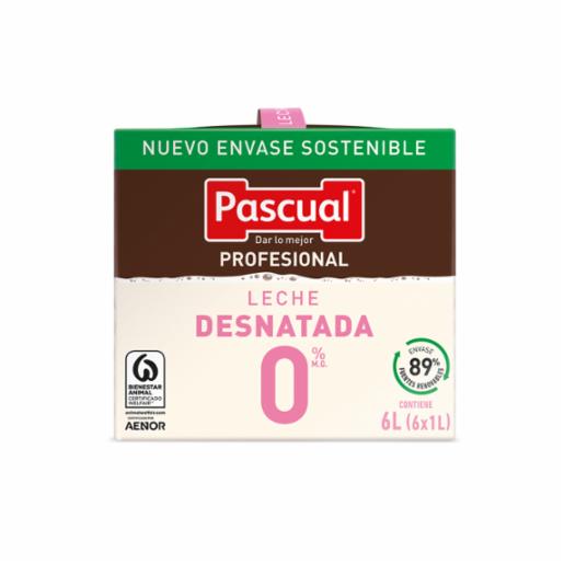 Leche Pascual Semidesnatada Sin Lactosa Hostelería 1 l