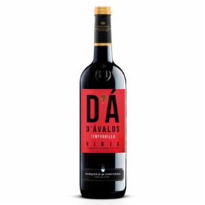 Caja de 6 Botellas de Vino D´Avalos Tinto Tempranillo D.O. La Rioja 75 cl