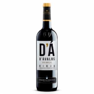 Caja de 6 Botellas de Vino Tinto D´Avalos Crianza D.O. La Rioja 75 cl