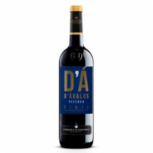 Caja de 6 Botellas de vino Tinto Reserva D´Avalos. D.O. La Rioja 75 cl