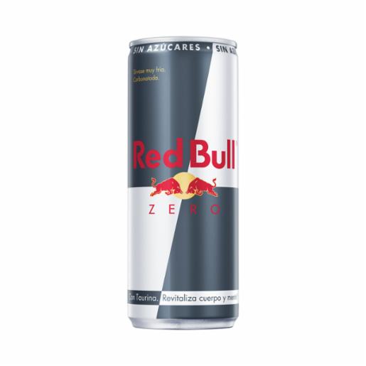 Caja de 24 latas de Bebida Energética Red Bull Zero 250 ml