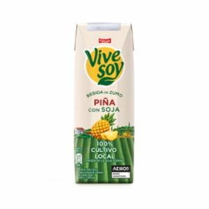 Vivesoy Bebida de Zumo de Piña y Soja 250 ml