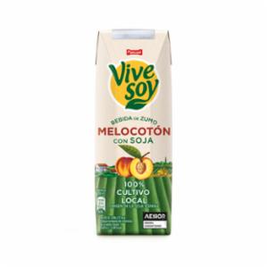 Vivesoy Bebida de Zumo de Melocotón y Soja 250 ml
