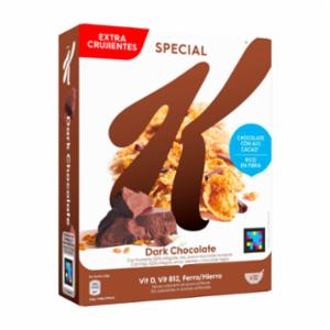Estuche de Cereales Kellogg's Special K  Dark  Choco 375 g