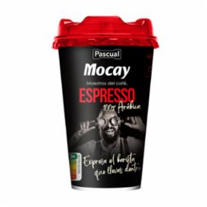 Caja de 10 Vasos de Café Mocay Espresso 200 ml.