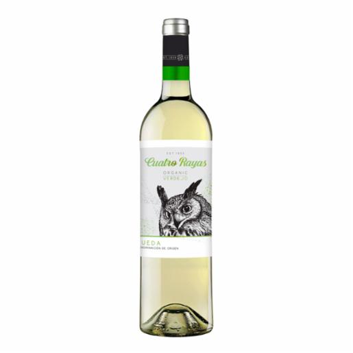 Vino Blanco Organic Verdejo Cuatro Rayas 75 cl