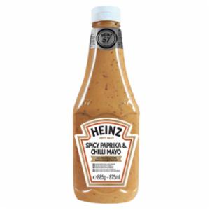 Caja de 6 Botellas de Salsa Heinz Picante Paprika y Chili 875 ml