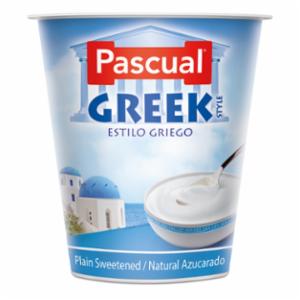 Yogur Pascual Estilo Griego Natural Azucarado 125 g