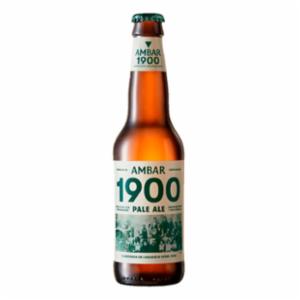 Cerveza Ambar 1900 de 33 cl.