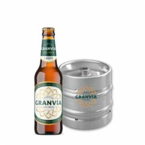 Cerveza Gran Vía Lager 30 l