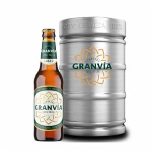 Cerveza Gran Vía Lager 50 l