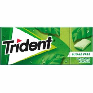 Grageas Trident Fresh - Chicles sin Azúcar con Sabor a  Hierbabuena 14 g