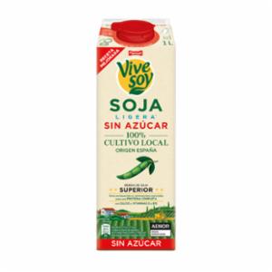 Bebida Vivesoy Soja Ligera sin Azúcar 1 l