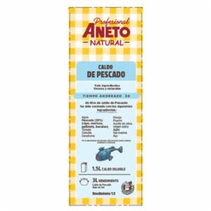 Caldo Natural de Pescado Aneto 1,5 l