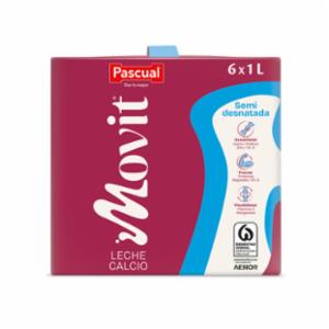 Leche Pascual Movit Calcio Semidesnatada 1 l