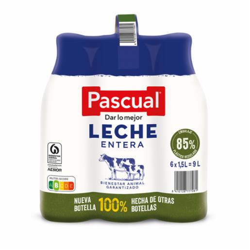 Leche Pascual Clásica Entera 1,5 l, Leche Clásica