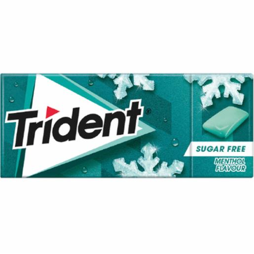 Trident Fresh - Chicles sin Azúcar Sabor Mentol 14 g