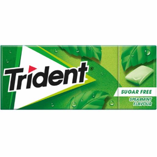 Trident Fresh - Chicles sin Azúcar Sabor Hierbabuena 14 g