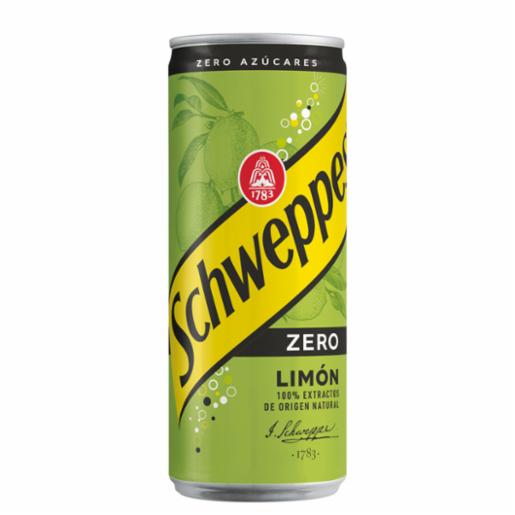 Refresco Schweppes Limón Zero 33 cl