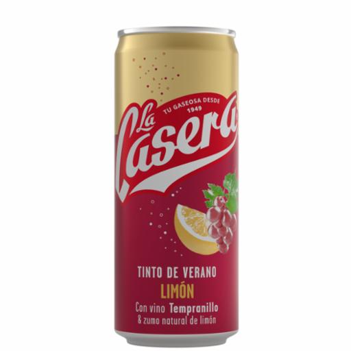 Tinto de verano La Casera Limón 33 cl