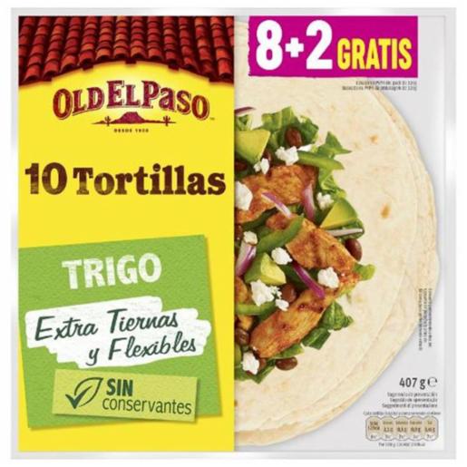 Tortillas de trigo Old El Paso 400 g 