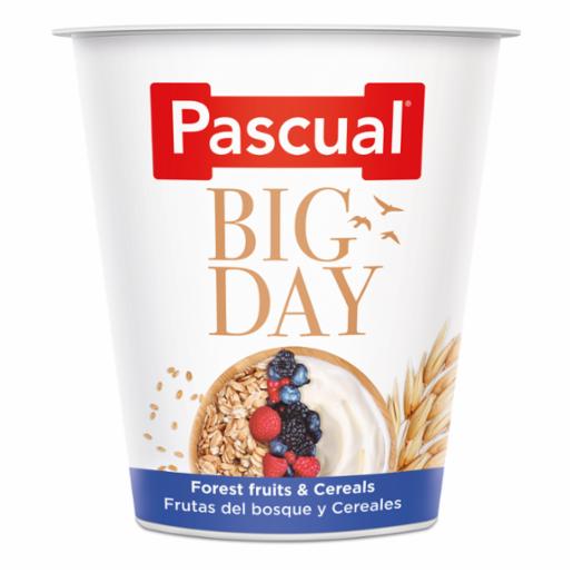 Yogur Pascual Big Day con Frutas del Bosque y Cereales 120 g